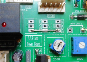 D.C Solid State Relay and power supply PCB for SSR model C Voice Modulator Version 1